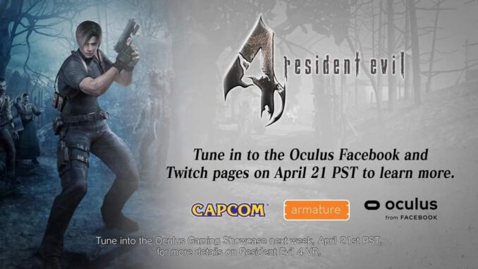 Resident Evil 4 VR vorgestellt.